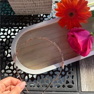 Rose Gold Headband 🤍